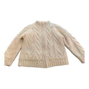 Irish 100% Wool Sweater. Small Women’s. Fair aisle chunky jacquard style